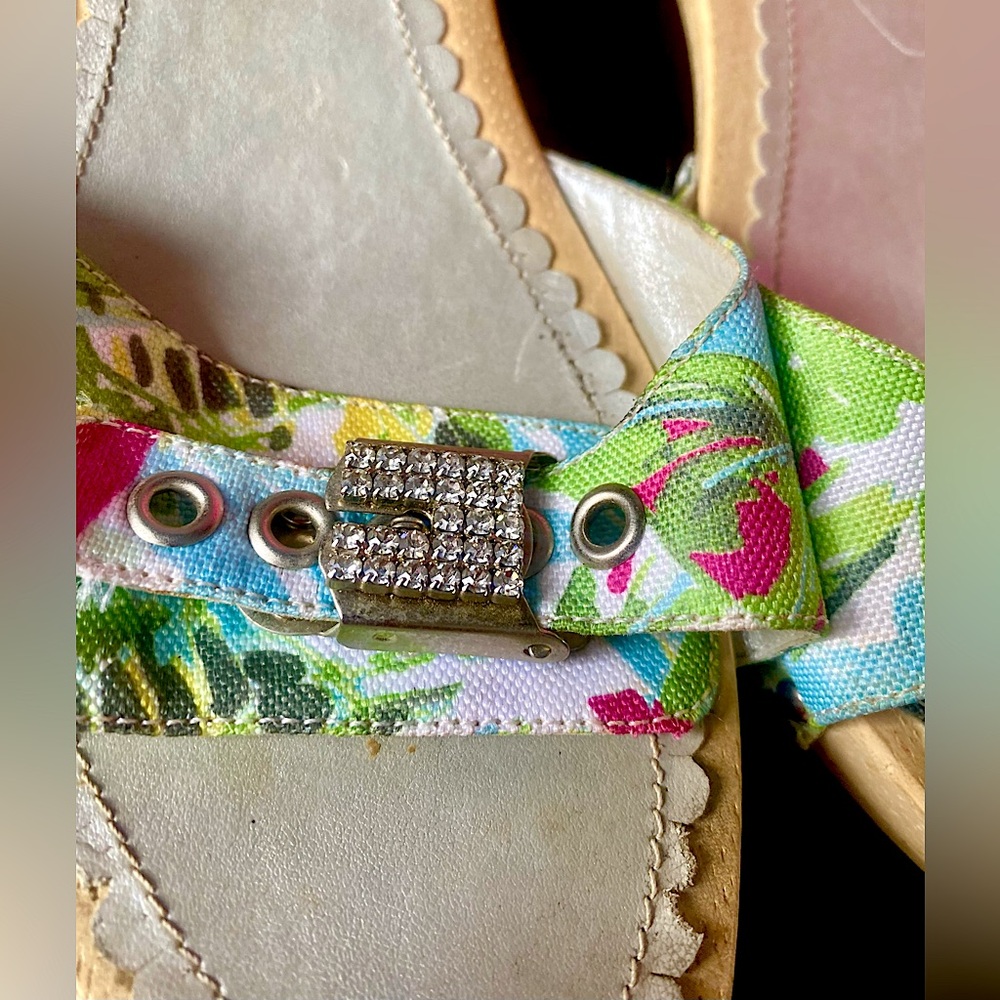 Vintage Joey O “Quito” Tropical Sandals size 10